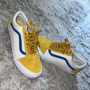 NEW YELLOW AND BLUE VANS